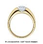 Diamantring forlovelsesring  0,20 ct i 14kt gull. Evnomia - 18005020