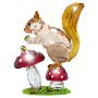 Swarovski figur Idyllia Squirrel and Mushrooms - 5684343