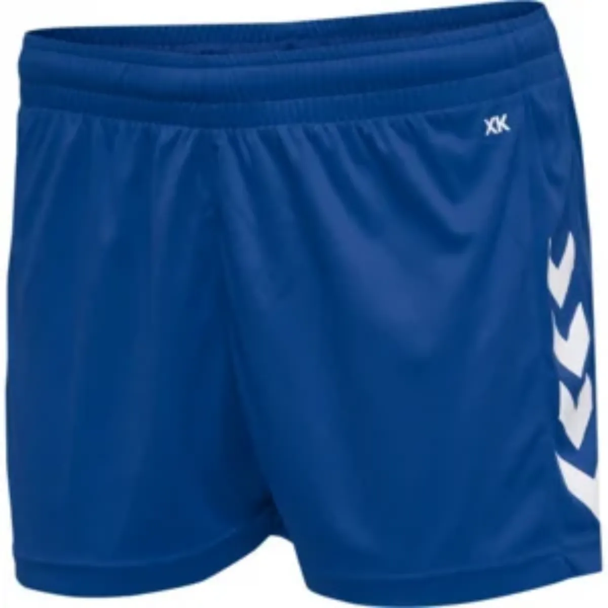 hummel-core-xk-poly-shorts-dame-w-blå