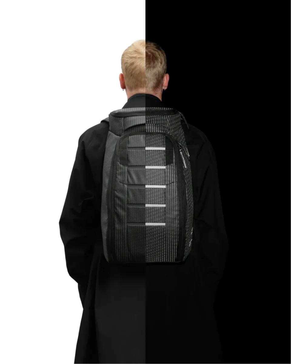 db-hugger-backpack-25l-0097reflective-black