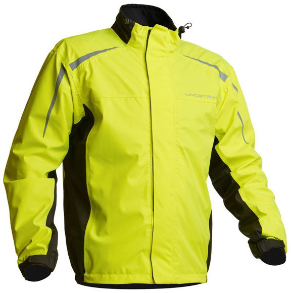 Bilde av SALG DW Jacket regnjakke Lindstrands svart/gul