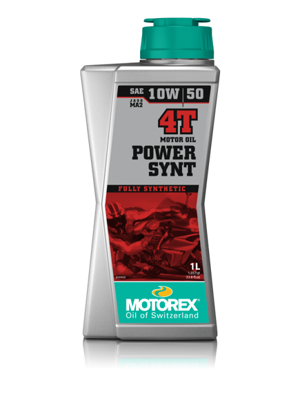 Bilde av MOTOREX POWER SYNT 4T SAE 10W/50 1 ltr