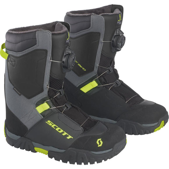 Bilde av Scott X-Trax Evo snøscootersko BOA Sort/Gul