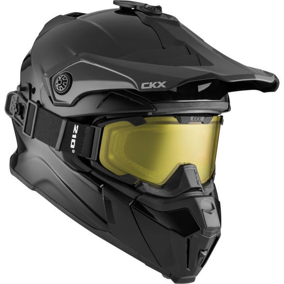 Bilde av CKX Titan Solid hjelm matt svart inkl 210° googles