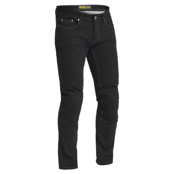 Bilde av SALG Lund Jeans Slim Fit MC dongeribukse Lindstrands svart