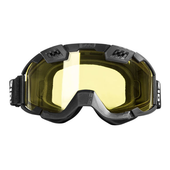 Bilde av CKX Goggle 210° Airflow svart med gul linse