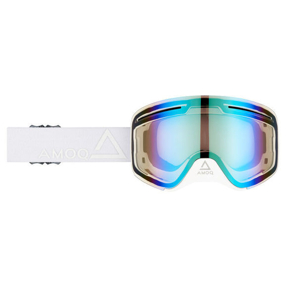 Bilde av Vision Amoq med magnetisk linse goggles/briller Whiteout Gold Mirror