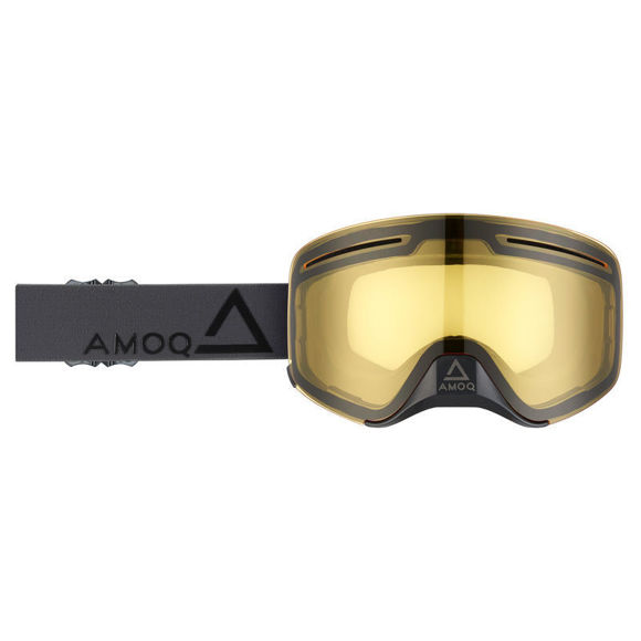 Bilde av AMOQ Vision Vent+ Magnetic goggles/briller Dark Grey-Black Yellow