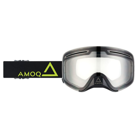 Bilde av AMOQ Vision Vent+ Magnetic goggles/briller Black-HiVis Clear