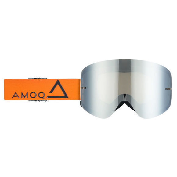 Bilde av AMOQ Vision Magnetic Crossbriller Orange-Black - Silver Mirror