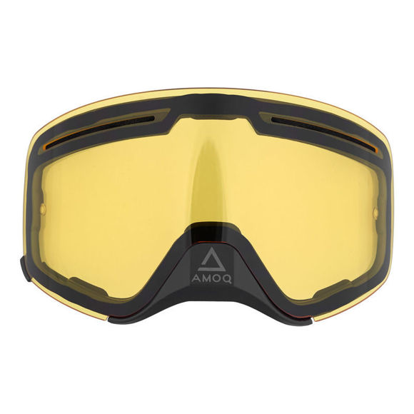 Bilde av AMOQ HEATED Vision Vent+ Magnetic (WITH NOSEGUARD) Dubbellins HEATED Yellow