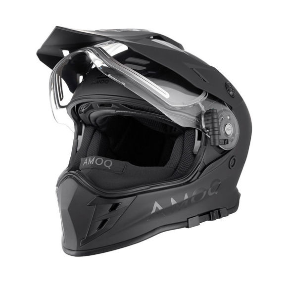 Bilde av AMOQ Adaptor EL visir adventure snøscooter/MC hjelm EL visir Blackout