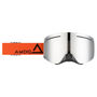Bilde av AMOQ Vision Vent+ Magnetic Skoterglasögon Orange-Black Silver Mirror