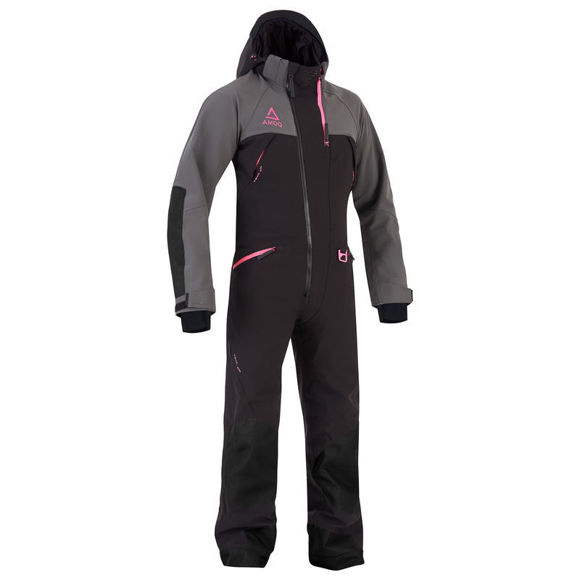 Bilde av Monosuit Heldress AMOQ Flex dame Svart/Grå/Rosa