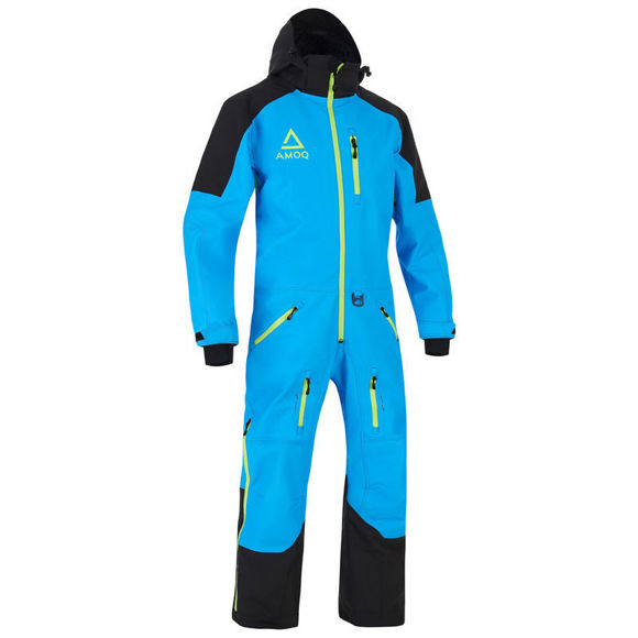 Bilde av SALG Monosuit Heldress AMOQ Void V2 Lyseblå/Svart/HiVis