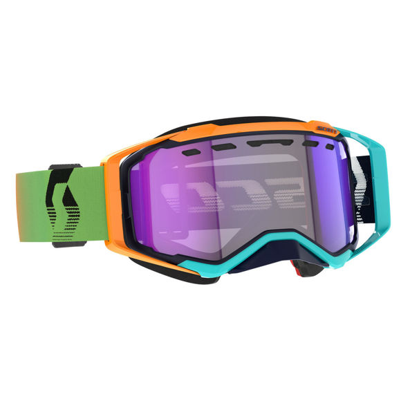 Bilde av Prospect SX Brille LS Scott Blå/Oransj Lyssensitiv Blå Chrome Linse