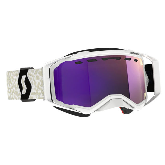 Bilde av Prospect SX Brille Scott Hvit/Sort Enhancer Lilla Chrome Linse