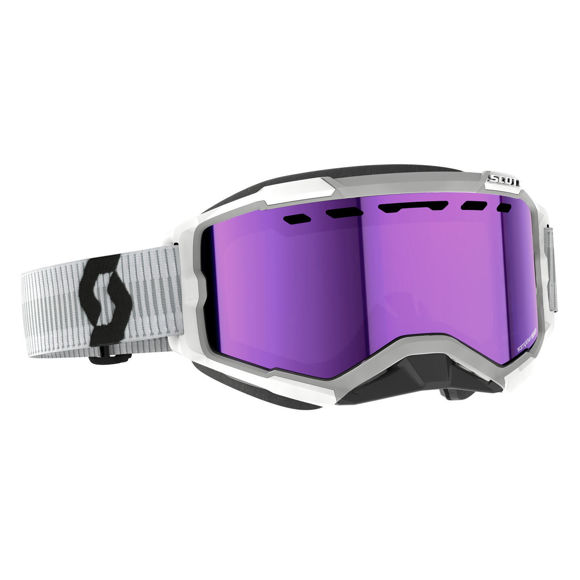 Bilde av Fury SX Brille Scott Hvit Enhancher Lilla Chrome Linse