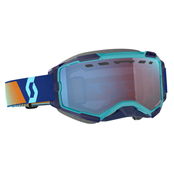 Bilde av Fury SX Brille Scott Blå/Oransj Enhancer Blå Chrome Linse