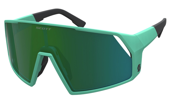 Bilde av Scott Pro Shield Solbriller Grønn Grønn Chrome Linse