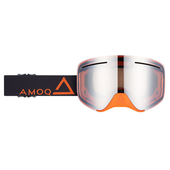 Bilde av Vision Amoq med magnetisk linse goggles/briller Black/Orange/Silver Mirror