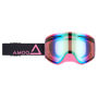 Bilde av Vision Amoq med magnetisk linse briller/googles Black/Pink/Gold Mirror