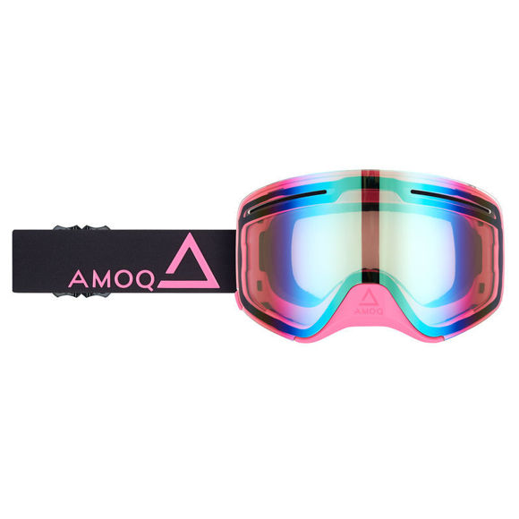 Bilde av Vision Amoq med magnetisk linse goggles/briller Black/Pink/Gold Mirror