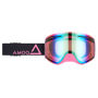 Bilde av Vision Amoq med magnetisk linse goggles/briller Black/Pink/Gold Mirror