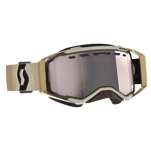 Bilde av Prospect SX Brille Scott Beige/Brun Enhancer Sølv Chrome Linse