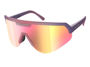 Bilde av Scott Shield Supersonic EDT Solbrille Sort/Lilla, Rosa Krom Linse