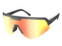 Bilde av Scott Sport Shield Solbrille Sort Rød Krom Linse