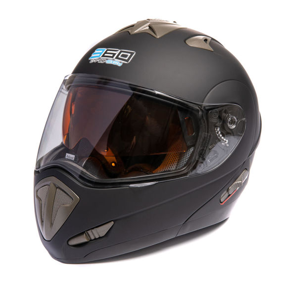 Bilde av 360 Åpningshjelm/Modular MC og Snøscooter Matt Sort