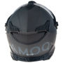 Bilde av AMOQ Adventurehjelm med elektrisk visir Recoil Carbon fiber Blackout