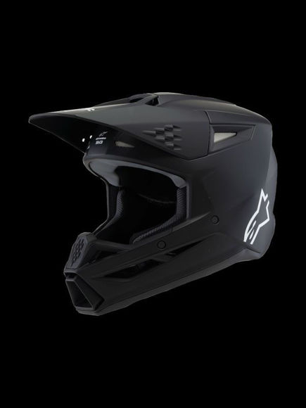 Bilde av Alpinestars Hjelm SM3 Barn/Junior Matte Black