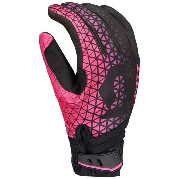 Bilde av Scott Race DP hansker snøscooter Sort/Rosa