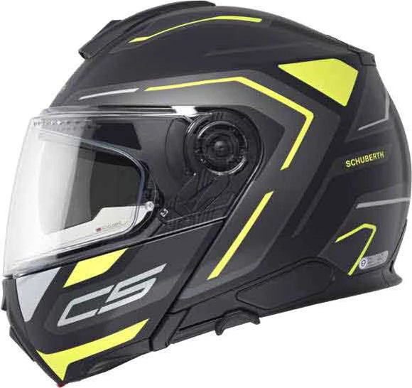 Bilde av C5 Omega Schuberth  Åpningshjelm gul