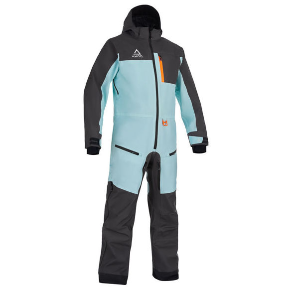 Bilde av Heldress foret AMOQ Dynamic W's Monosuit snøscooter Grå/Mint/Orange