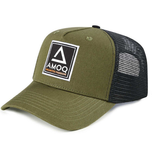 Bilde av AMOQ Trucker Caps Mørkegrønn One Size