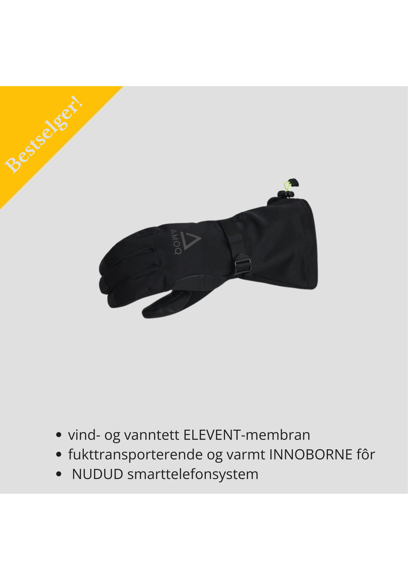 Bilde av AMOQ Nova hansker snøscooter svart