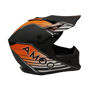 Bilde av AMOQ Crosshjelm Meteor V2 Axis Svart/Orange