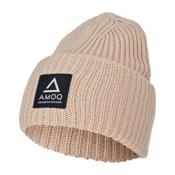 Bilde av AMOQ Astra Merinoull lue beanie Beige