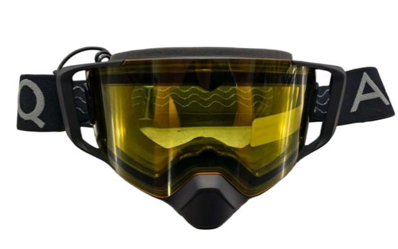 Bilde av AMOQ Burner goggles/briller med EL oppvarmetmagnetisk gul dobbeltlinse