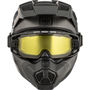 Bilde av CKX Hjelm Titan AMS Matt Carbon + Elektrisk oppvarmede briller/goggles