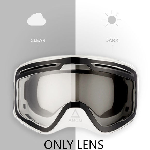 Bilde av AMOQ Vision Vent+ Dual Lens Goggles PHOTOCROMATIC Clear