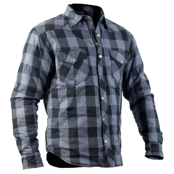 Bilde av TIMELESS HillBilly Kevlar MC skjorte, grå/svart