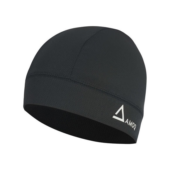Bilde av AMOQ Hjelmlue Sweat Beanie Svart