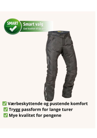 Bilde av Backafall MC bukse Lindstrands svart