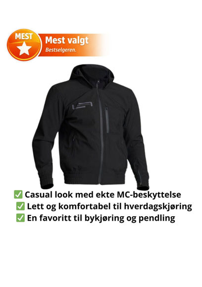 Bilde av Frisen MC jakke Lindstrands Svart