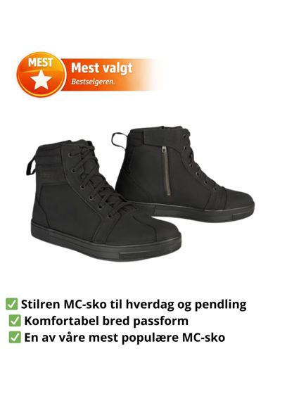 Bilde av Urban Low-z MC støvel Lindstrands Svart
