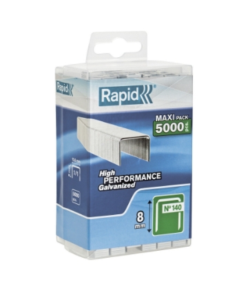 RAPID STIFT 140/8 PP-BOX 5000 STK. 